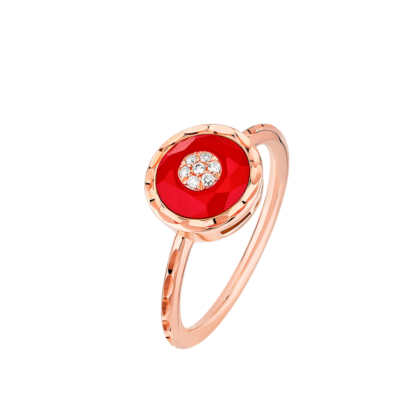 Saint-Petersbourg Ring Pink gold 9mm