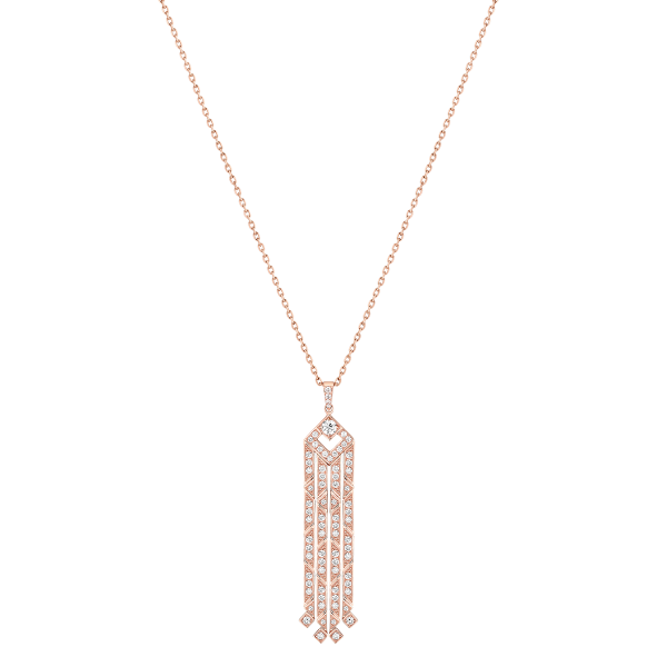 Eclat Pendant  Pink gold 8mm