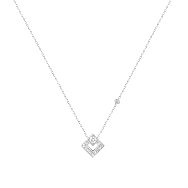 Eclat Pendant  White gold 10mm