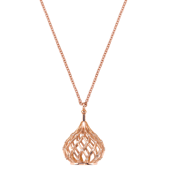 Let Me Out Pendant  Pink gold 23mm length