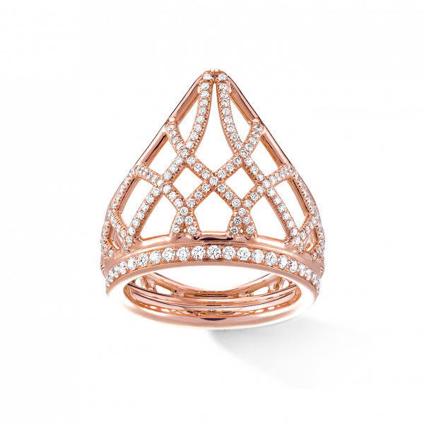 Let Me Out Ring Pink gold -