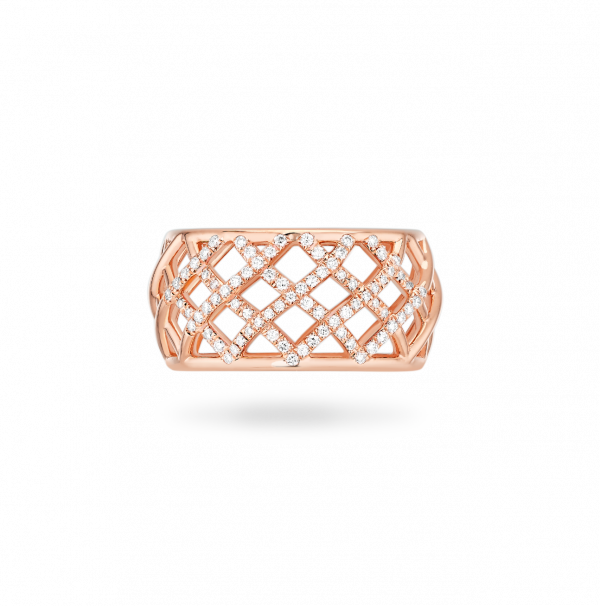 Let Me Out Ring Pink gold -