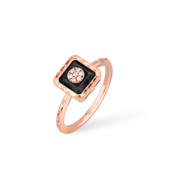 Saint-Petersbourg Ring Pink gold 9mm