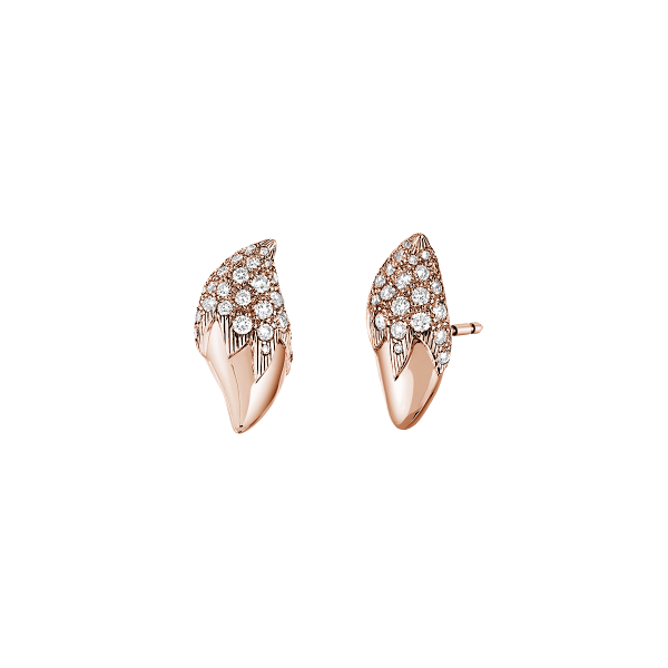 Volte Face Earrings Pink gold