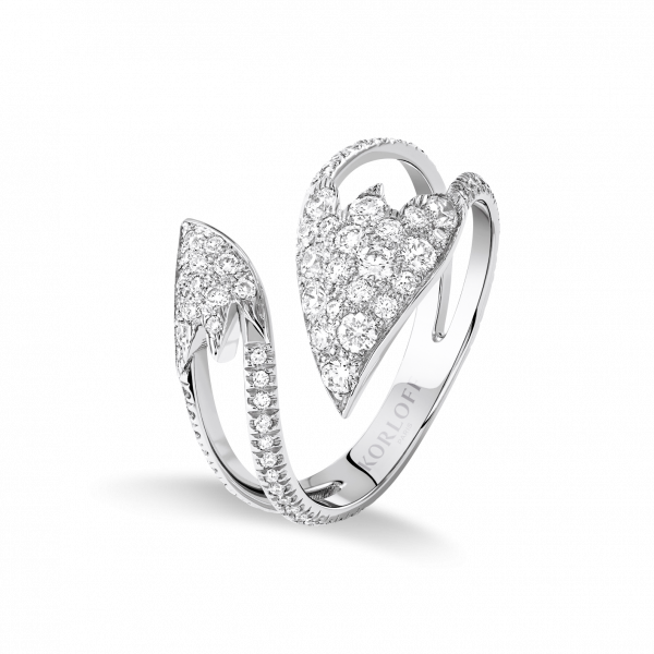 Volte Face Ring White gold