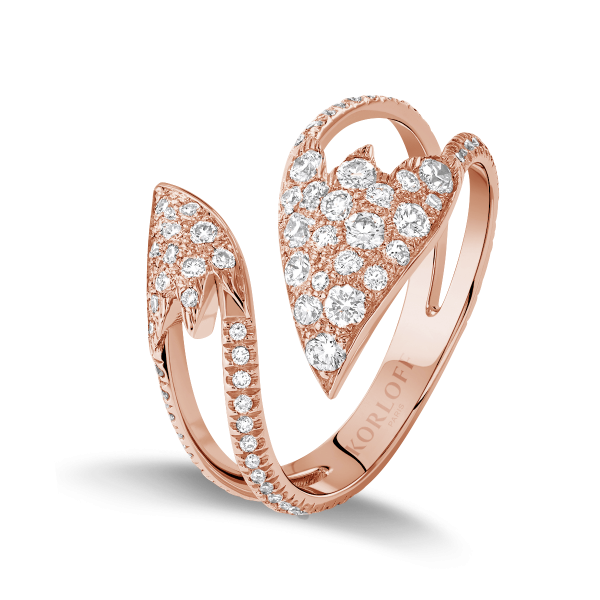 Volte Face Ring Pink gold