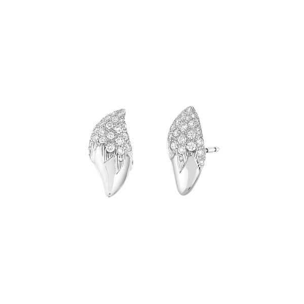 Volte Face Earrings White gold